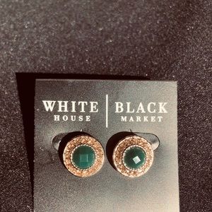 WHBM Gold Green Stud